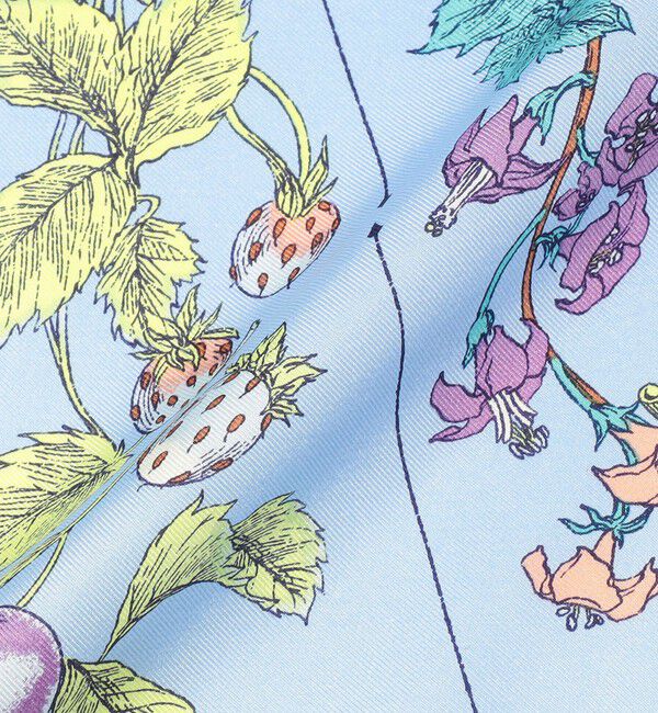 TOMORROWLAND GOODS「manipuri FRUIT シルクスカーフ」|バンダナ・スカーフ|