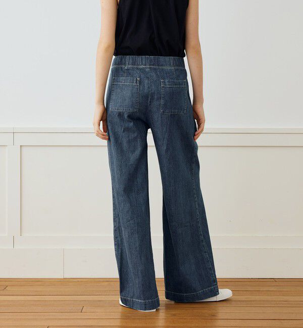 JAMES PERSE「コットンデニム タックワイドパンツ WCID1090」|デニム|