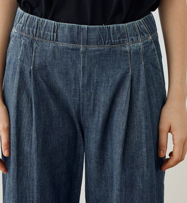 JAMES PERSE「コットンデニム タックワイドパンツ WCID1090」|デニム|