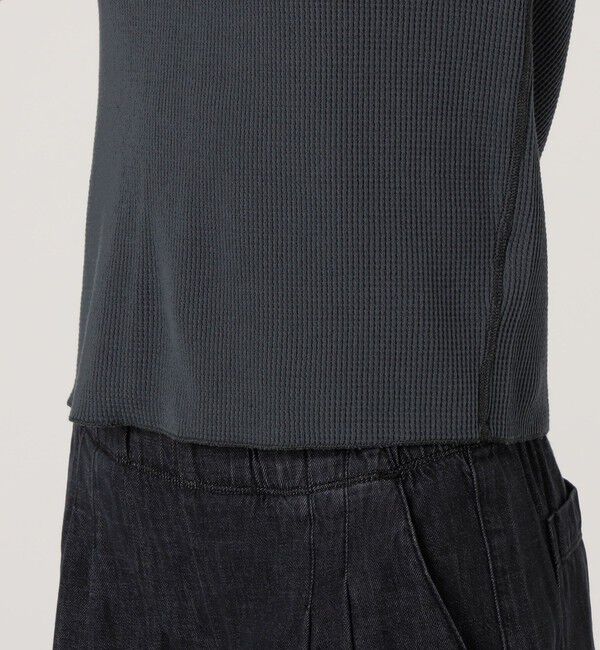 JAMES PERSE「コットンリネンワッフル ヘンリーネックプルオーバー WCLW3146」|Tシャツ・カットソー|