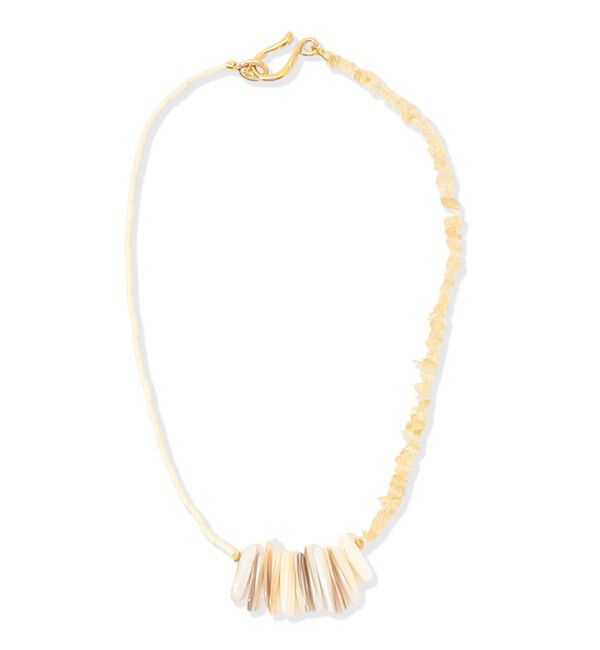 TOMORROWLAND GOODS「STEEN Mop ネックレス」|ネックレス|44 ベージュ系