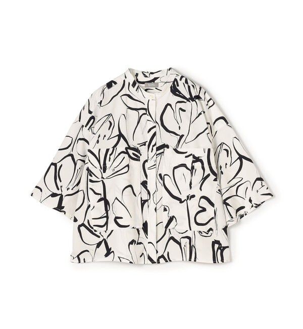 TOMORROWLAND GOODS「WRITEWELL big pocket ハーフスリーブシャツ」|シャツ・ブラウス|12 ホワイト系