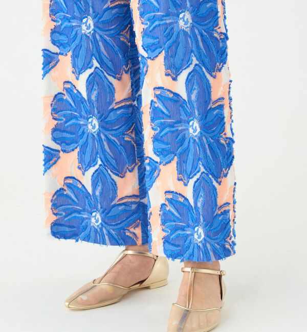 TOMORROWLAND collection「プルメリアジャカード ワイドストレートパンツ」|その他|