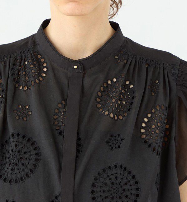 TOMORROWLAND collection「コットンコンビネーション ペタルスリーブブラウス」|シャツ・ブラウス|