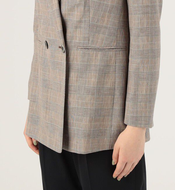 TOMORROWLAND collection「グリーンウィンドウ ダブルブレストジャケット」|テーラードジャケット|