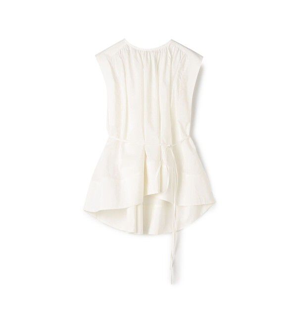 DES PRES「コットンシルクタイプライター コクーンギャザーブラウス」|シャツ・ブラウス|11 ホワイト