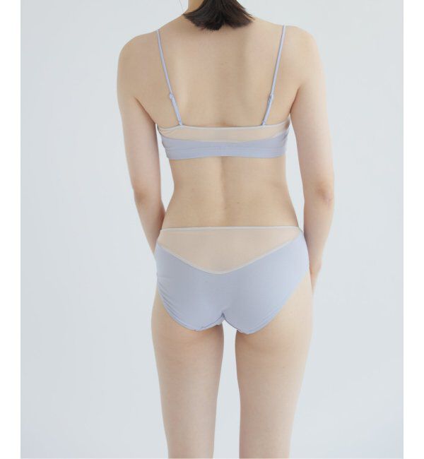 EMILYWEEK「【AI MITOMA&times;EMILY WEEK】メッシュトリムショーツ」|インナー|パープル