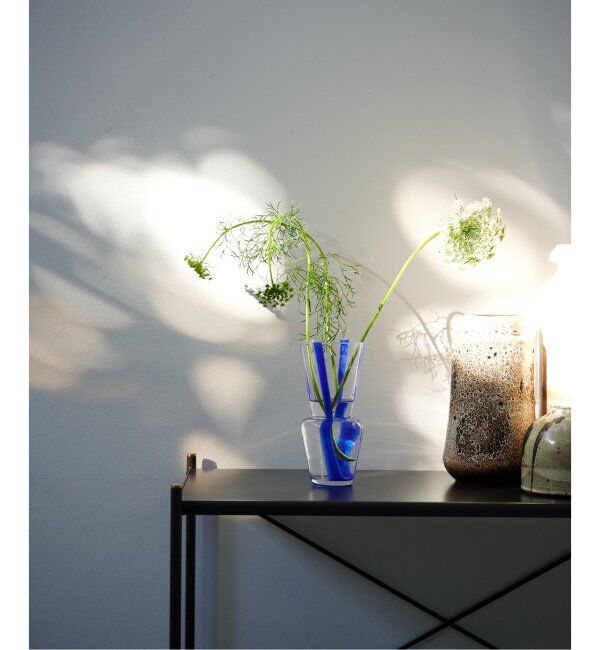 journal standard Furniture「GLASS VASE LAGO　フラワーベース 花器 花瓶」|その他|ブルー