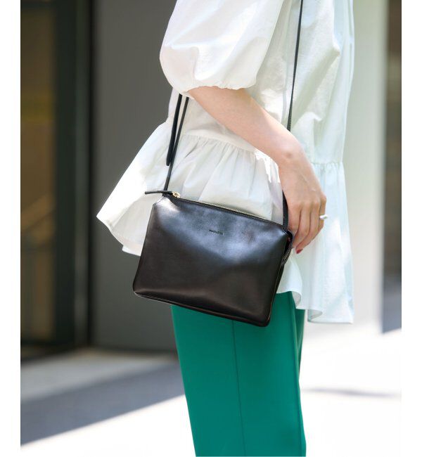 IENA「【MARLOTA/マルロタ】ZIP POCHETTE / レザージップポシェット」|ショルダー・メッセンジャー|