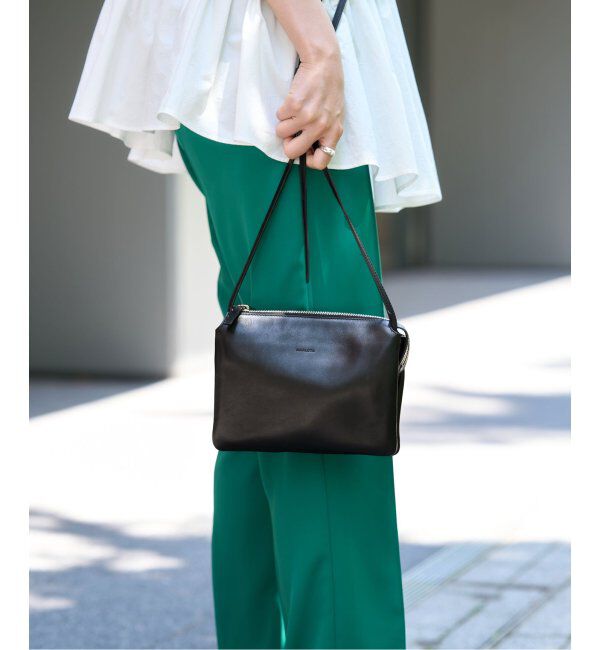 IENA「【MARLOTA/マルロタ】ZIP POCHETTE / レザージップポシェット」|ショルダー・メッセンジャー|