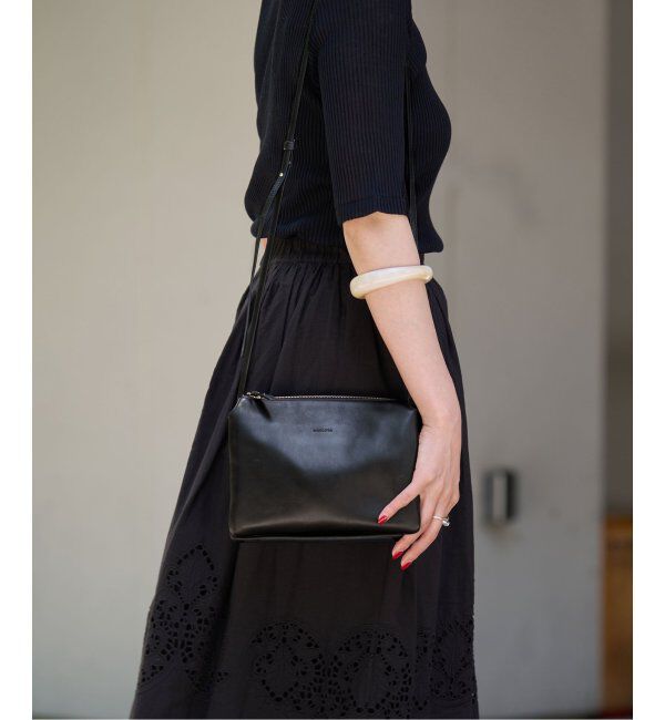 IENA「【MARLOTA/マルロタ】ZIP POCHETTE / レザージップポシェット」|ショルダー・メッセンジャー|