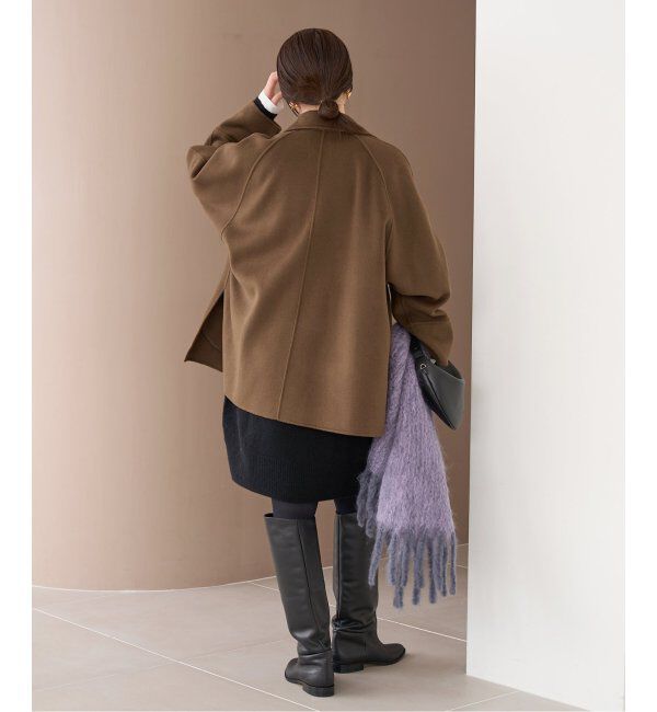 IENA「《追加2》スーパー160ダブルフェイス ショートコート」|その他|