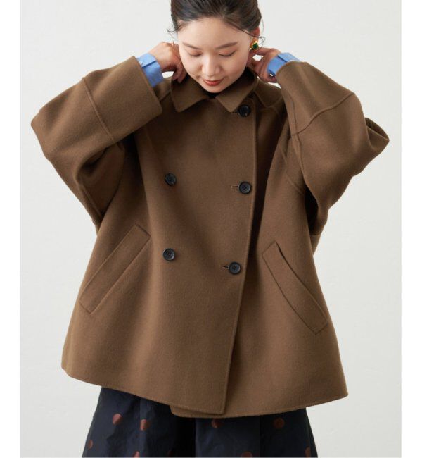 IENA「《追加2》スーパー160ダブルフェイス ショートコート」|その他|