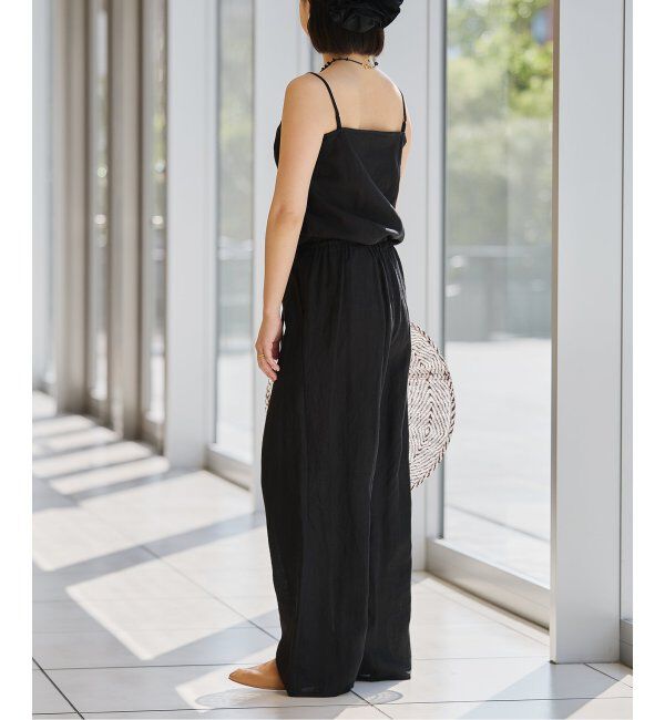 IENA LA BOUCLE「IENA LA BOUCLE リネンブロードバイヤスキャミソール」|キャミソール|