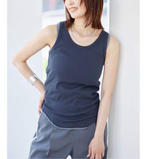 SLOBE IENA「《追加4》basic タンクトップ」|タンクトップ|
