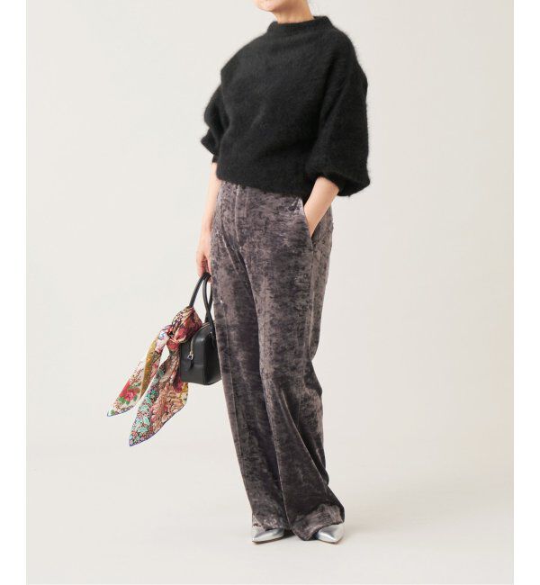 IENA LA BOUCLE「IENA LA BOUCLE ファーニットプルオーバー」|ニット・セーター|