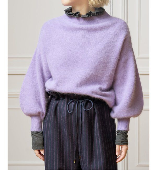 IENA LA BOUCLE「IENA LA BOUCLE ファーニットプルオーバー」|ニット・セーター|