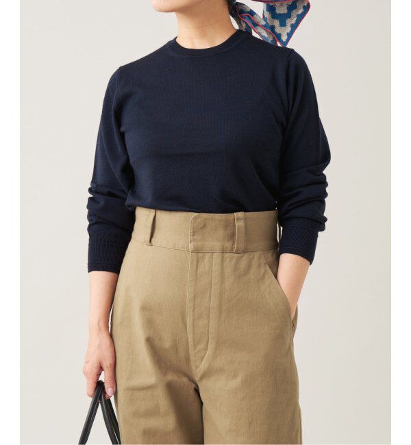 IENA LA BOUCLE「IENA LA BOUCLE Aube クラシックプルオーバー」|ニット・セーター|