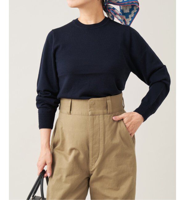 IENA LA BOUCLE「IENA LA BOUCLE Aube クラシックプルオーバー」|ニット・セーター|