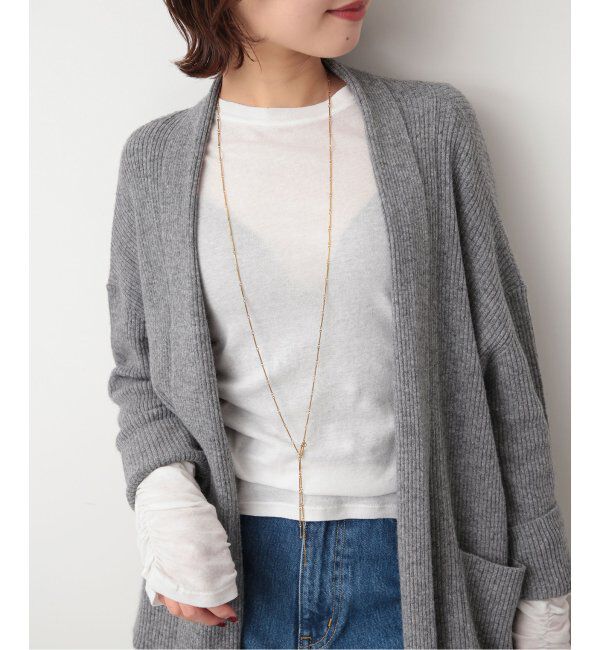 SLOBE IENA「《追加》フライスガーゼシャーリングロンTEE」|Tシャツ・カットソー|