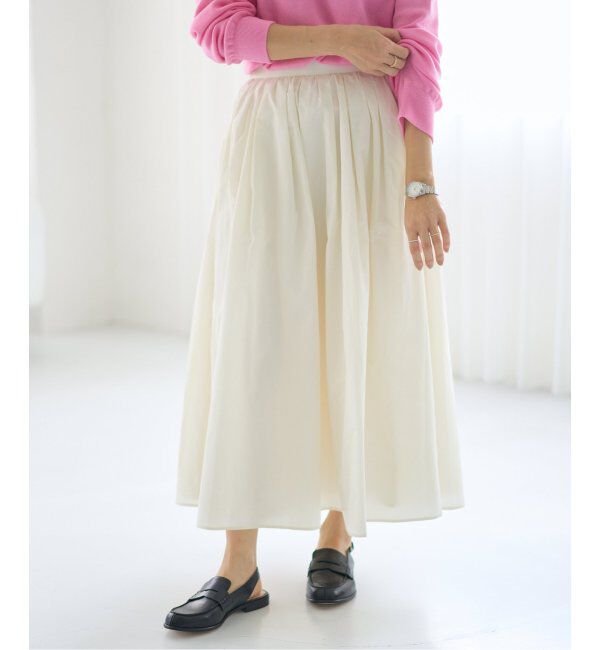 IENA「メモリータフタフレアスカート」|スカート|