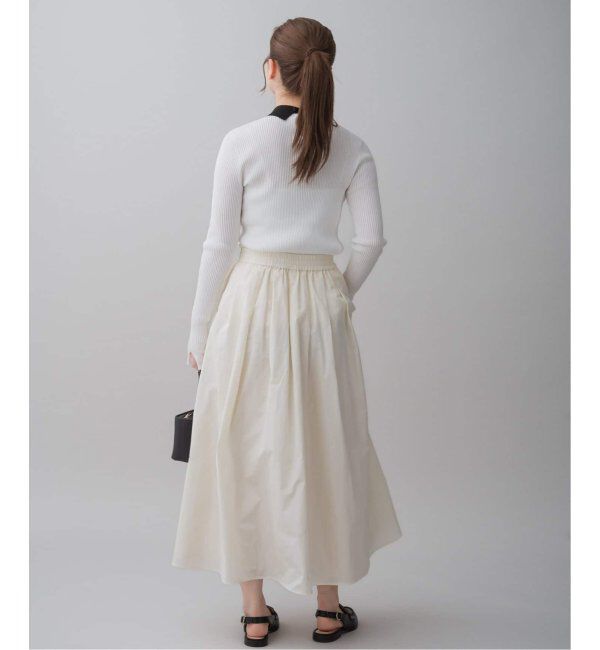 IENA「メモリータフタフレアスカート」|スカート|