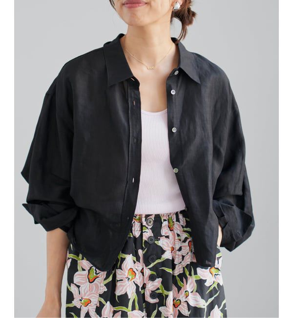 IENA「《追加》ラミーリヨセルショートシャツ」|シャツ・ブラウス|