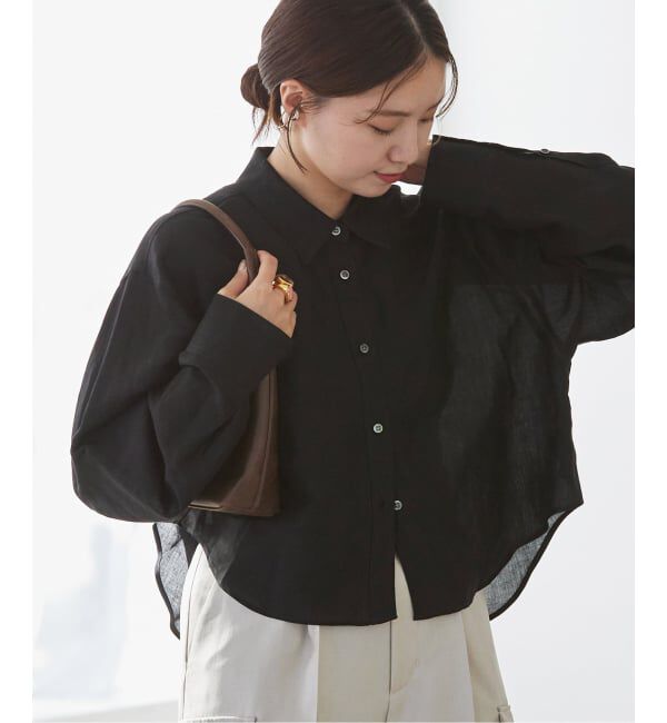 IENA「《追加》ラミーリヨセルショートシャツ」|シャツ・ブラウス|