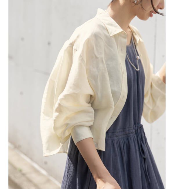 IENA「《追加》ラミーリヨセルショートシャツ」|シャツ・ブラウス|