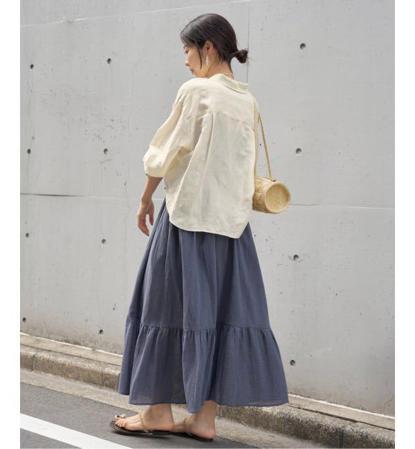 IENA「《追加》ラミーリヨセルショートシャツ」|シャツ・ブラウス|