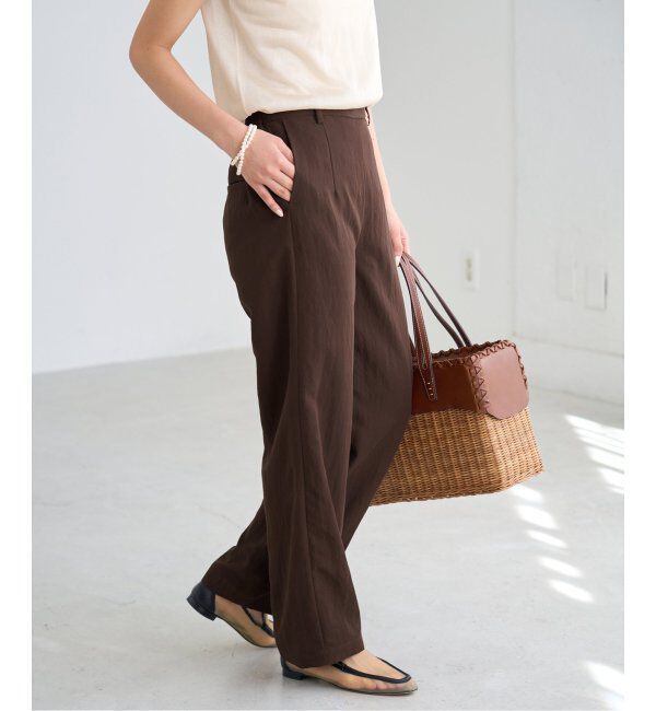 IENA「フィブリルポプリンパンツ」|その他|