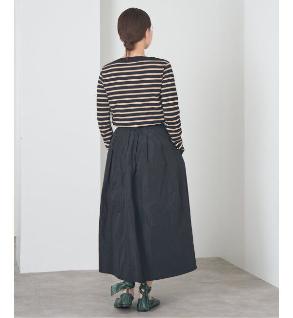 IENA「《追加》タフタフレアスカート」|スカート|