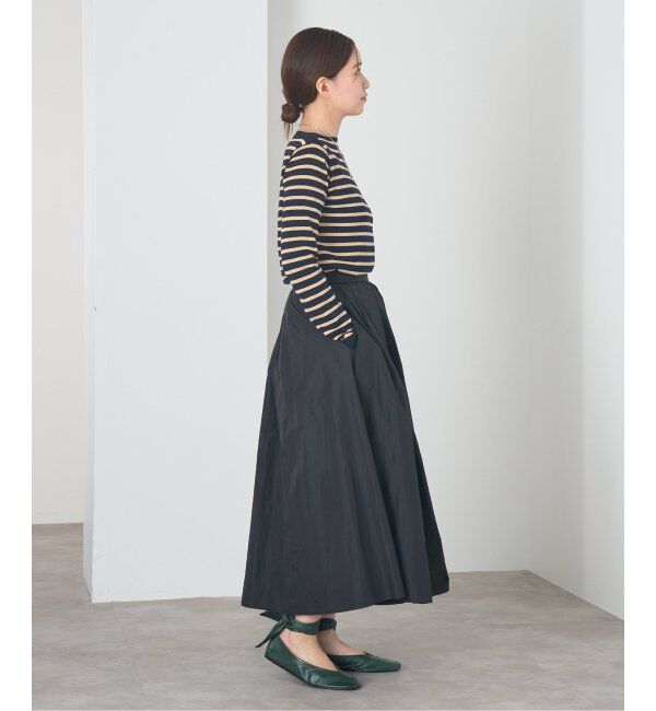 IENA「《追加》タフタフレアスカート」|スカート|