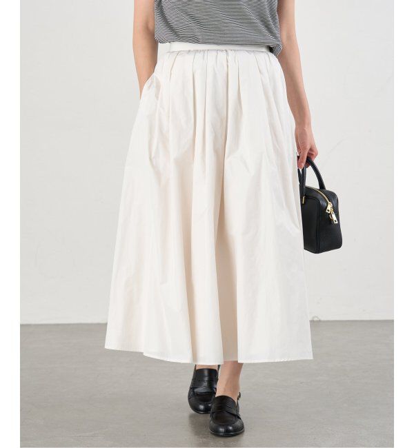 IENA「《追加》タフタフレアスカート」|スカート|
