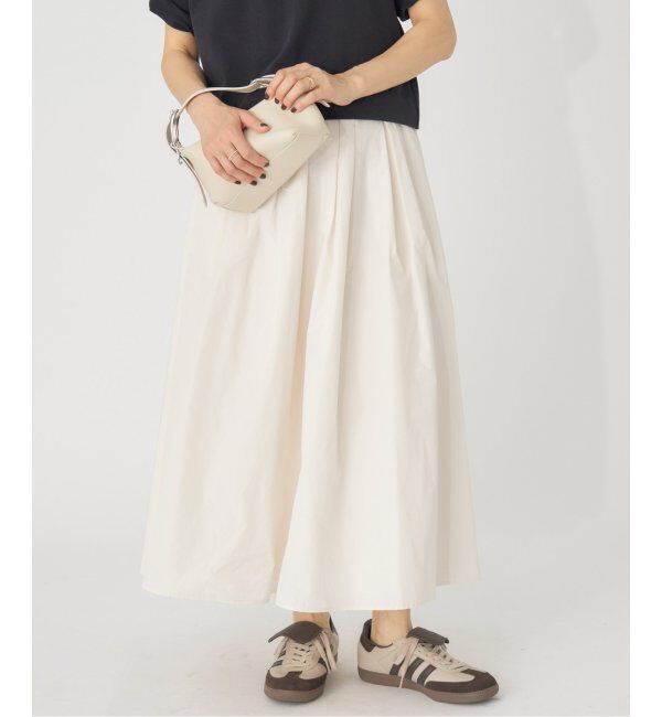 IENA「《追加》タフタフレアスカート」|スカート|