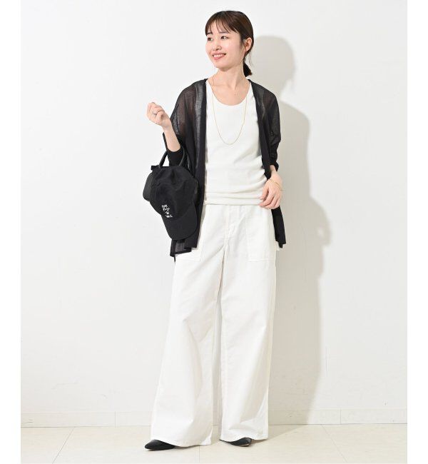 SLOBE IENA「コットンテレコタンクトップ」|タンクトップ|