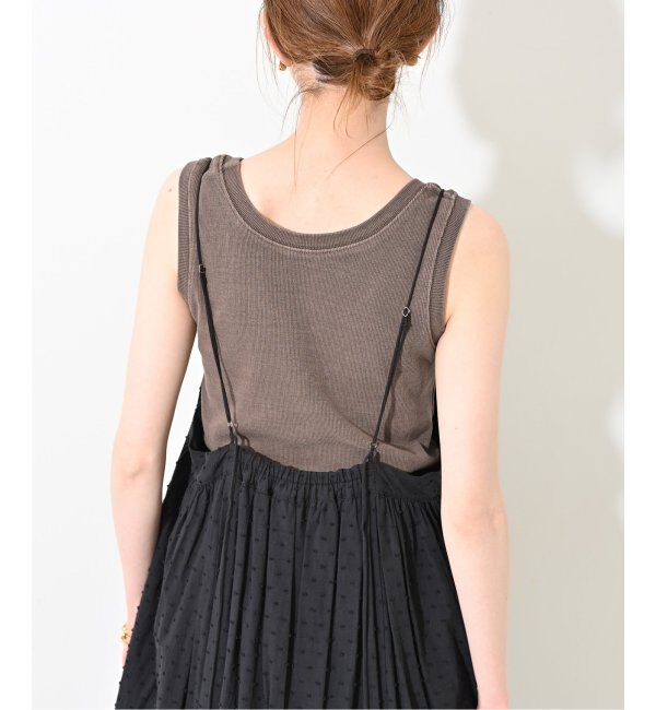 SLOBE IENA「コットンテレコタンクトップ」|タンクトップ|