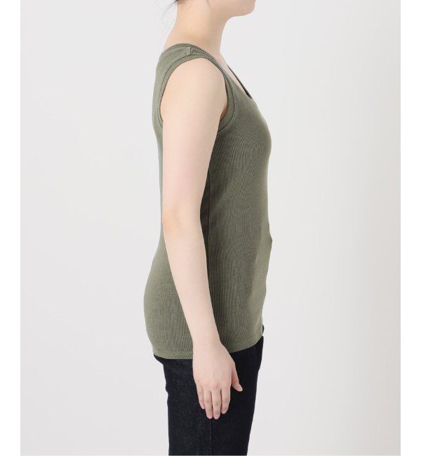 SLOBE IENA「コットンテレコタンクトップ」|タンクトップ|