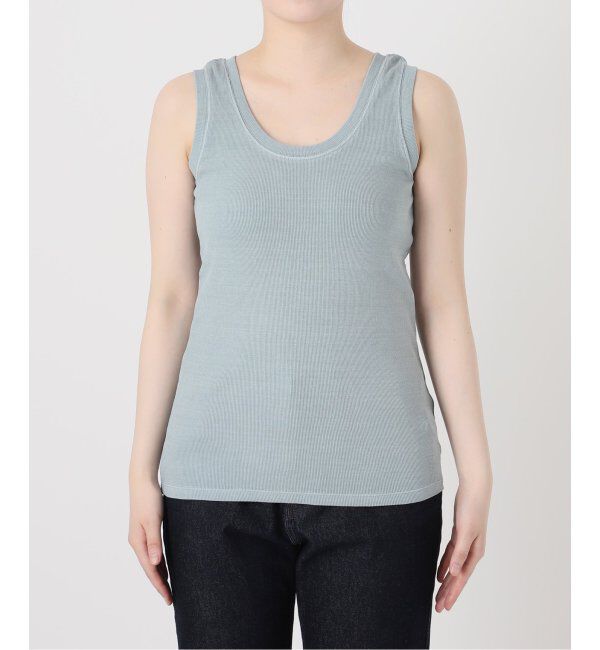 SLOBE IENA「コットンテレコタンクトップ」|タンクトップ|
