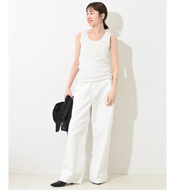 SLOBE IENA「コットンテレコタンクトップ」|タンクトップ|