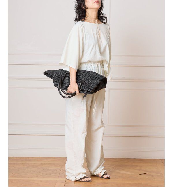 IENA LA BOUCLE「FOLKIN' VIOLETTE ROOM/フォーキン バイオレットルーム イージーパンツ」|その他|