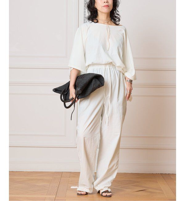 IENA LA BOUCLE「FOLKIN' VIOLETTE ROOM/フォーキン バイオレットルーム イージーパンツ」|その他|