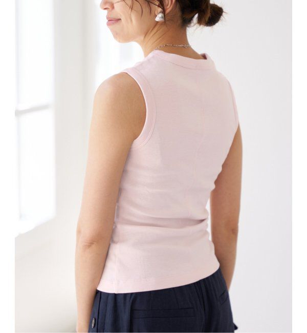 IENA「FLORE FLORE/フローレフローレ ESME TANK タンクトップ」|タンクトップ|ピンク A