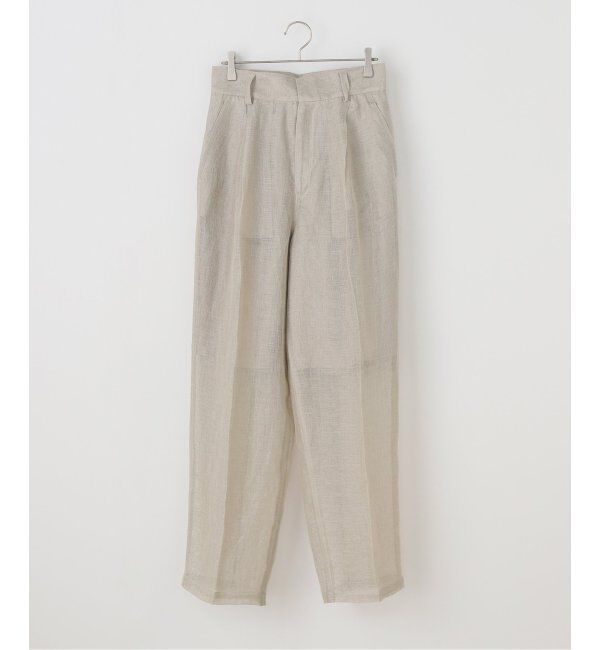 IENA LA BOUCLE「DELIY/デリー linen leno weave パンツ DLY-076166」|その他|ナチュラル