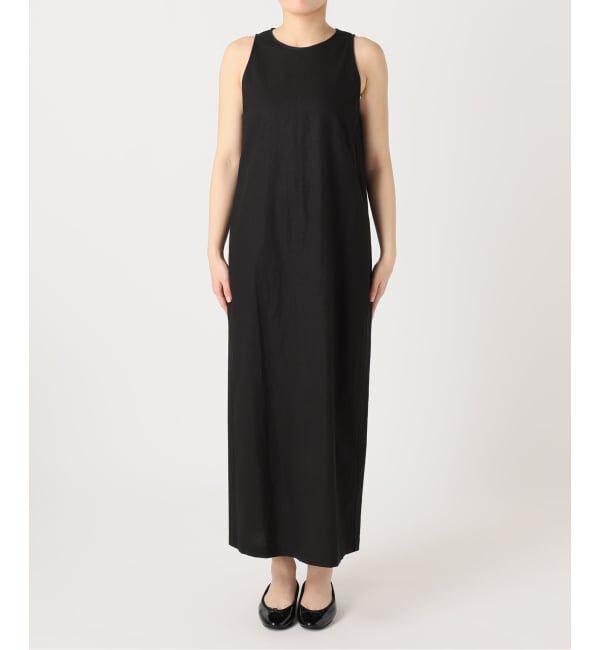 SLOBE IENA「《WEB限定/追加》リネンレーヨンノースリーブナローワンピース」|ワンピース|