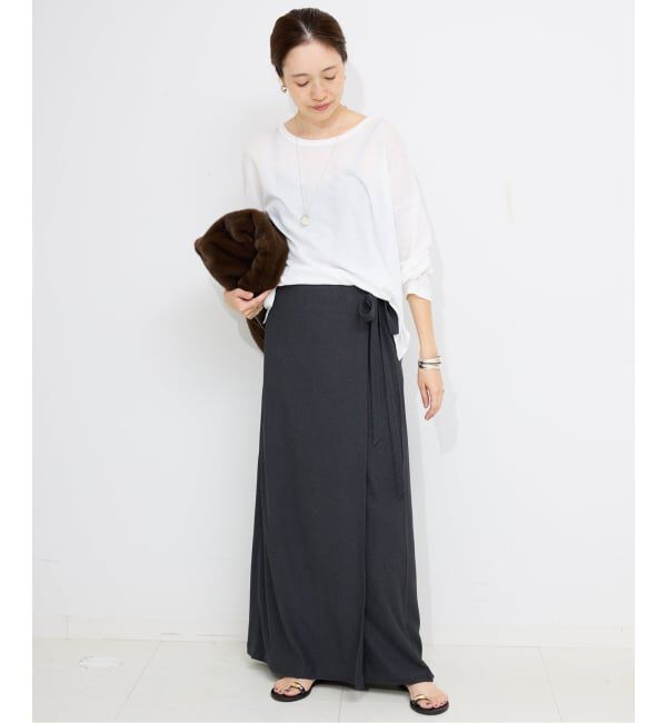 SLOBE IENA「《WEB限定/追加3》ラップジャージパンツ」|その他|