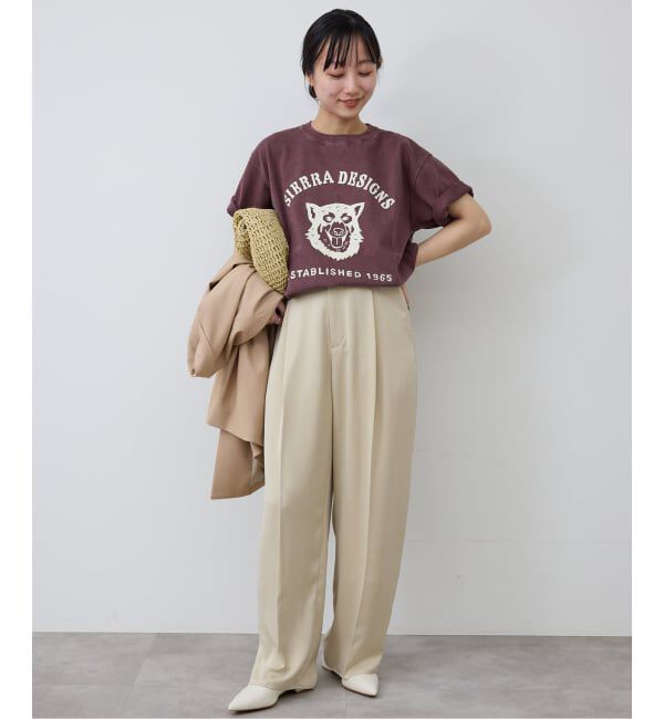 SLOBE IENA「《予約》サテンタックパンツ」|その他|