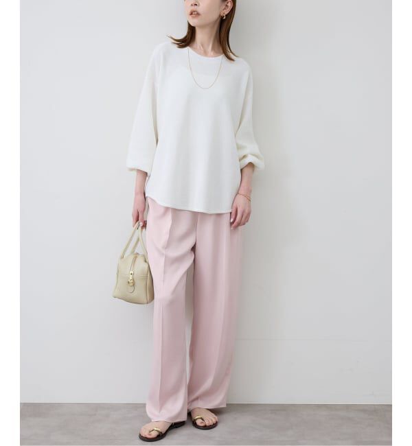 SLOBE IENA「《予約》サテンタックパンツ」|その他|