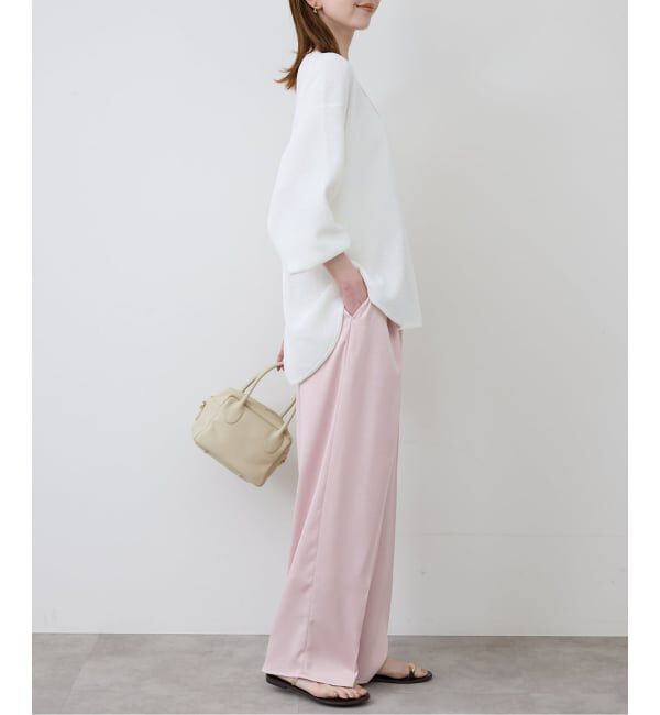 SLOBE IENA「《予約》サテンタックパンツ」|その他|