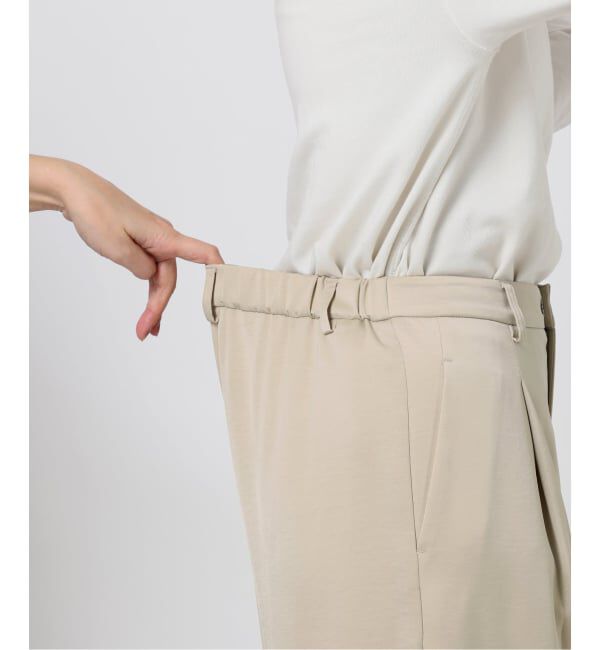 SLOBE IENA「《予約》サテンタックパンツ」|その他|